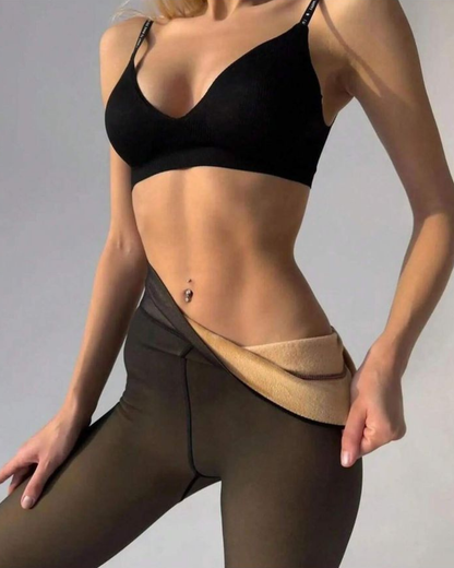 Fleece Winter  Furr Leggings -( Plus Size Available )