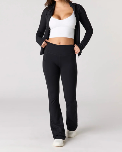 Flare Pants With Side Pocket